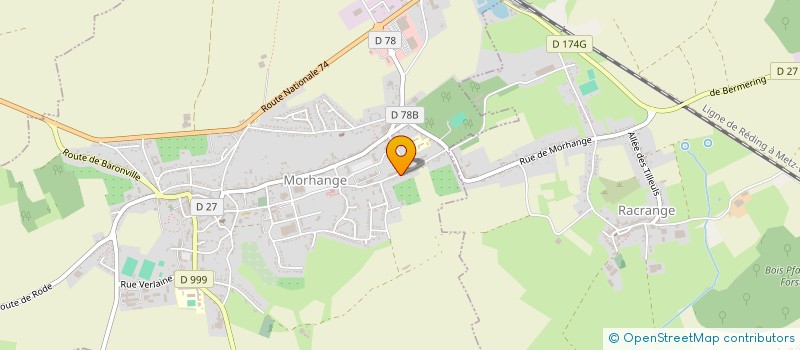 localisation de l'entreprise MADAME PAULA-OANA NICOLESCU  MORHANGE