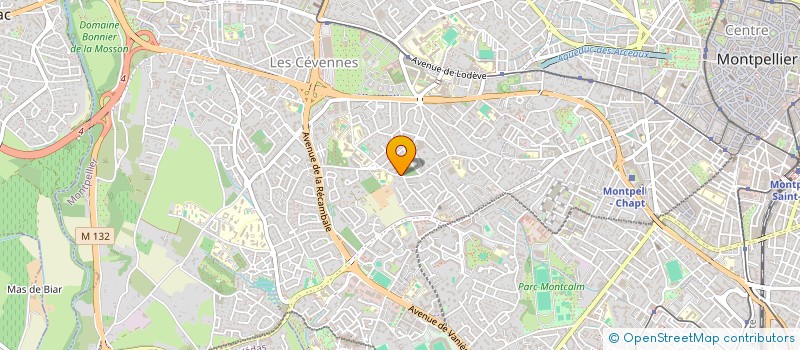 localisation de l'entreprise MADAME PAULA OROPEZA BACCI à MONTPELLIER