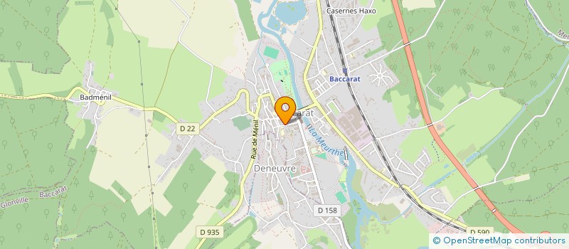 localisation de l'entreprise MADAME PAULA OROSA RAMOS  BACCARAT