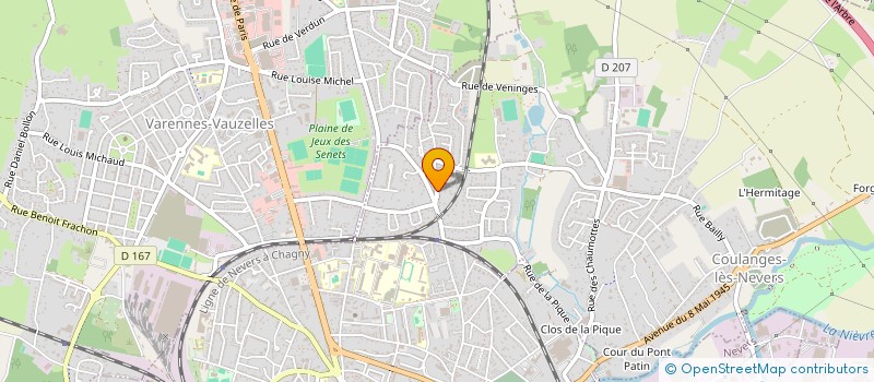 localisation de l'entreprise MADAME PAULA PICARD  COULANGES-LES-NEVERS