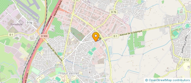 localisation de l'entreprise MADAME PAULA PINTO  PERPIGNAN