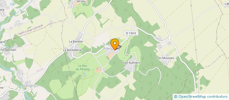 localisation de l'entreprise MADAME PAULA ROBINSON  PRESSIGNY