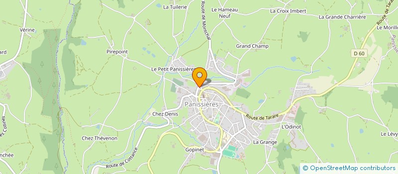 localisation de l'entreprise MADAME PAULA ROJAS  PANISSIERES