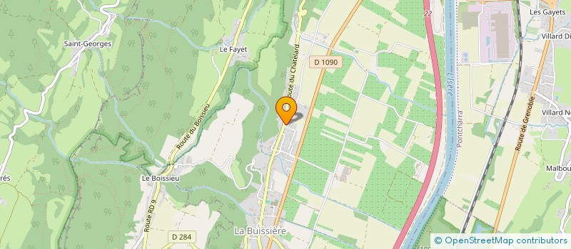 localisation de l'entreprise MADAME PAULA ROSA LOPES  LA BUISSIERE