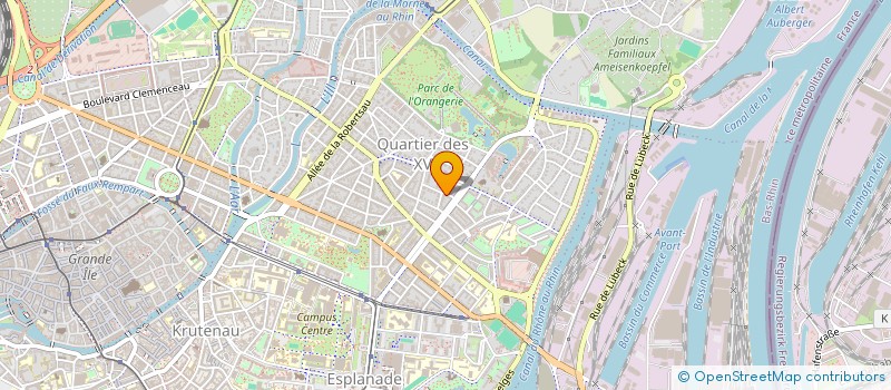 localisation de l'entreprise MADAME PAULA SANTOSA à STRASBOURG