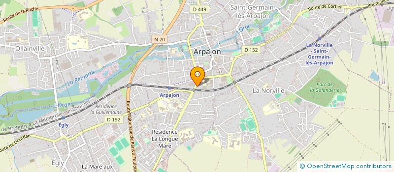 localisation de l'entreprise MADAME PAULA SPERANZA à ARPAJON