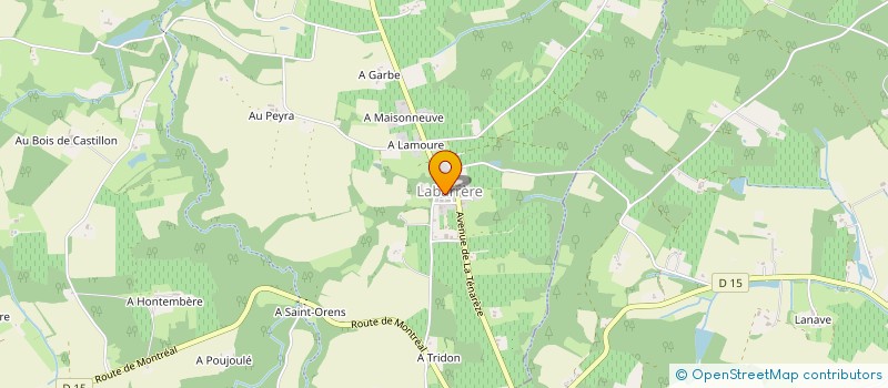 localisation de l'entreprise MADAME PAULA STANILAND  CASTELNAU D'AUZAN LABARRERE