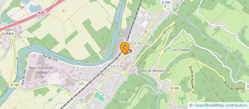 localisation de l'entreprise MADAME PAULA SUAREZ  VILLARD-BONNOT