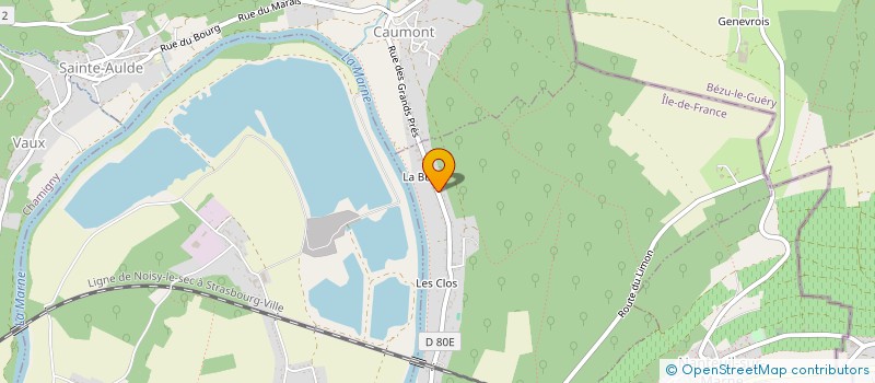 localisation de l'entreprise MADAME PAULA TEIXEIRA DA SILVA  MERY-SUR-MARNE