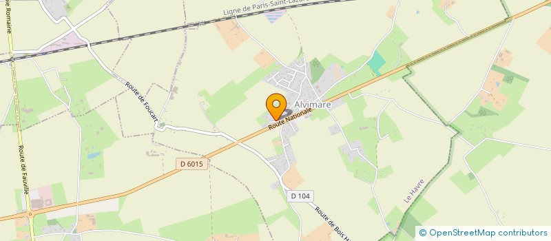 localisation de l'entreprise MADAME PAULA TURPIN  ALVIMARE