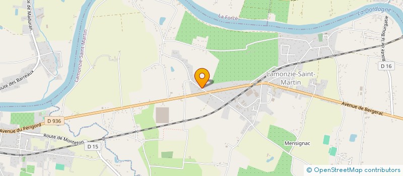 localisation de l'entreprise MADAME PAULA VAN KEMPEN  LAMONZIE-SAINT-MARTIN