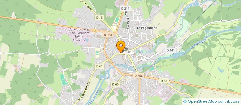 localisation de l'entreprise MADAME PAULE-ANNICK BENKEMOUN à BAUGE-EN-ANJOU