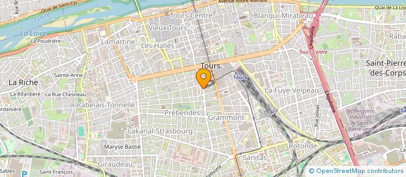 localisation de l'entreprise MADAME PAULE BARREAU  TOURS