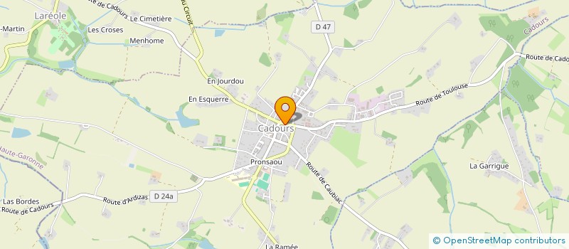 localisation de l'entreprise MADAME PAULE BASTIDE-FAURE  CADOURS