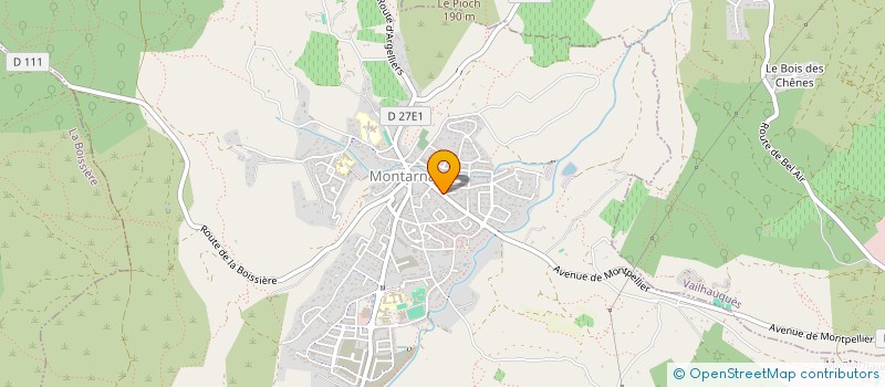 localisation de l'entreprise MADAME PAULE BEAUZELY  MONTARNAUD