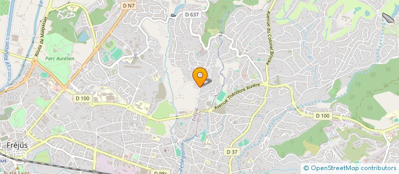 localisation de l'entreprise MADAME PAULE BERTSCH à FREJUS