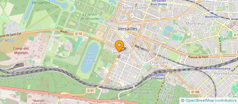 localisation de l'entreprise MADAME PAULE BIRBES à VERSAILLES