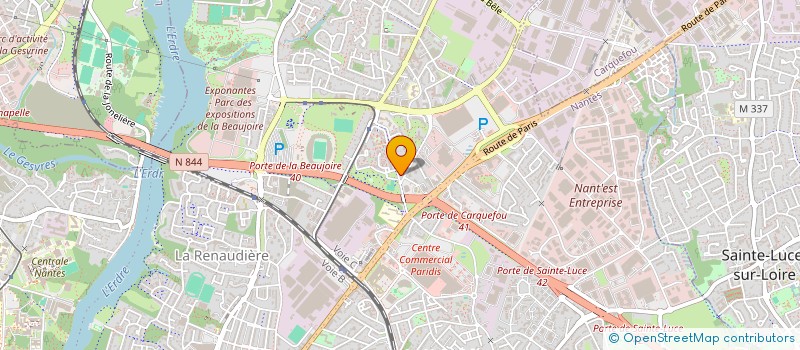 localisation de l'entreprise MADAME PAULE CASTELIN à NANTES