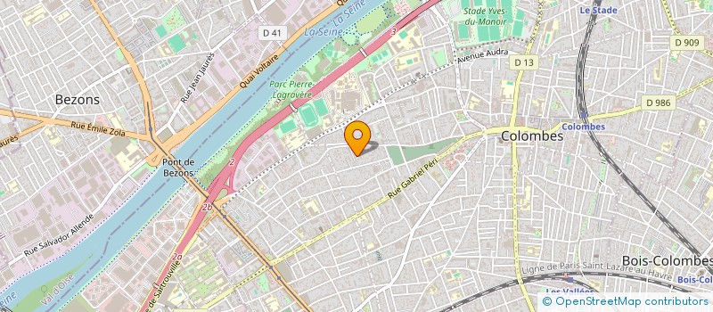 localisation de l'entreprise MADAME PAULE COCO  COLOMBES