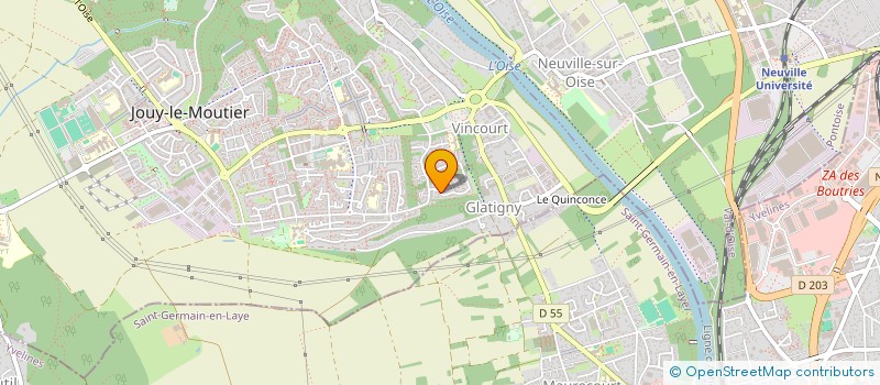 localisation de l'entreprise MADAME PAULE COHEN  JOUY-LE-MOUTIER