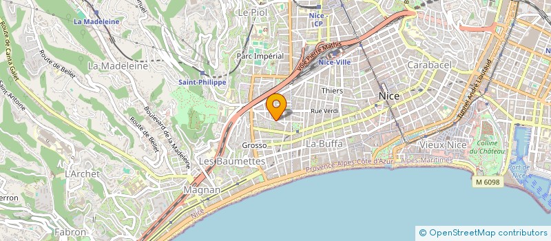 localisation de l'entreprise MADAME PAULE COHEN à NICE