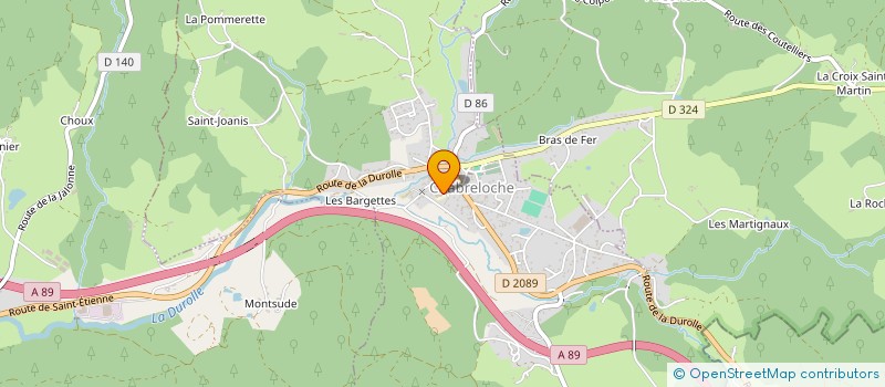 localisation de l'entreprise MADAME PAULE COTTE  CHABRELOCHE