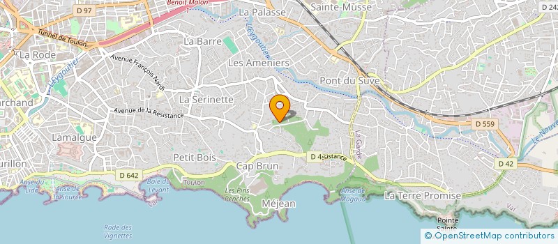 localisation de l'entreprise MADAME PAULE DEL CASTILLO à TOULON