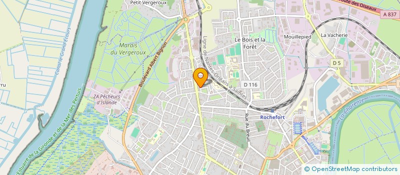 localisation de l'entreprise MADAME PAULE DELSART  ROCHEFORT