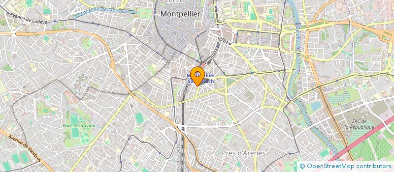 localisation de l'entreprise MADAME PAULE DREYFOS à MONTPELLIER
