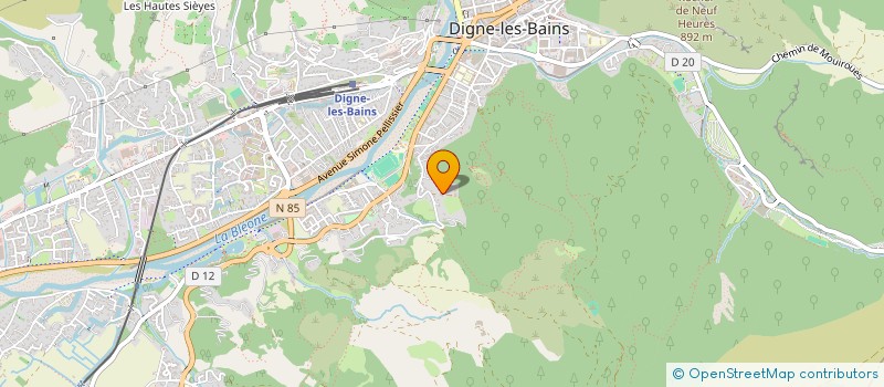 localisation de l'entreprise MADAME PAULE DUCOURNAU  DIGNE-LES-BAINS