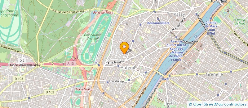 localisation de l'entreprise MADAME PAULE DUMINY  PARIS