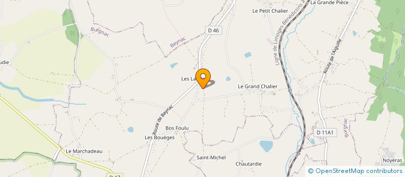 localisation de l'entreprise MADAME PAULE DUPONT  LA ROCHE L ABEILLE