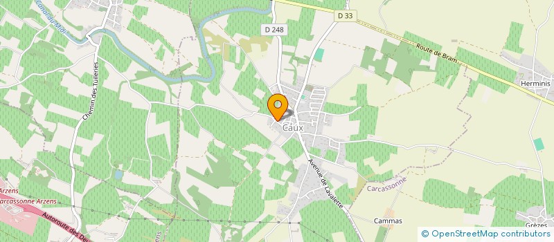 localisation de l'entreprise MADAME PAULE DURAND  CAUX-ET-SAUZENS