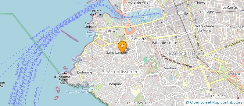 localisation de l'entreprise MADAME PAULE FERREOLE  MARSEILLE