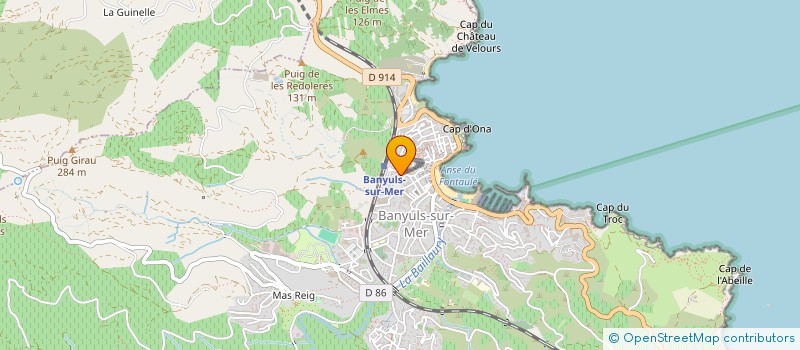 localisation de l'entreprise MADAME PAULE FERRER  BANYULS-SUR-MER