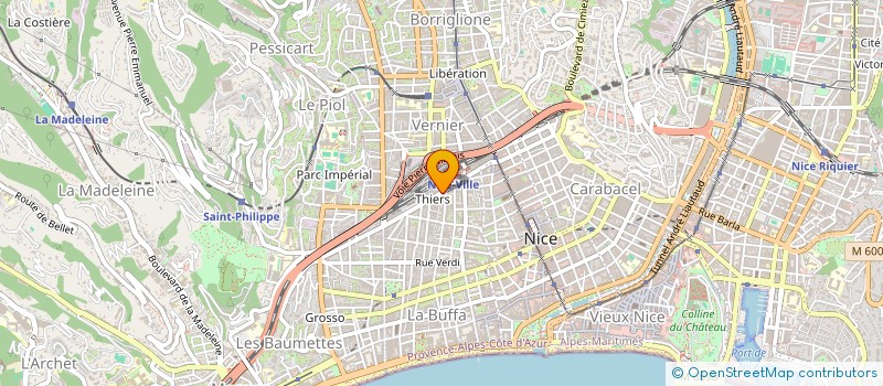 localisation de l'entreprise MADAME PAULE FIORUCCI à NICE