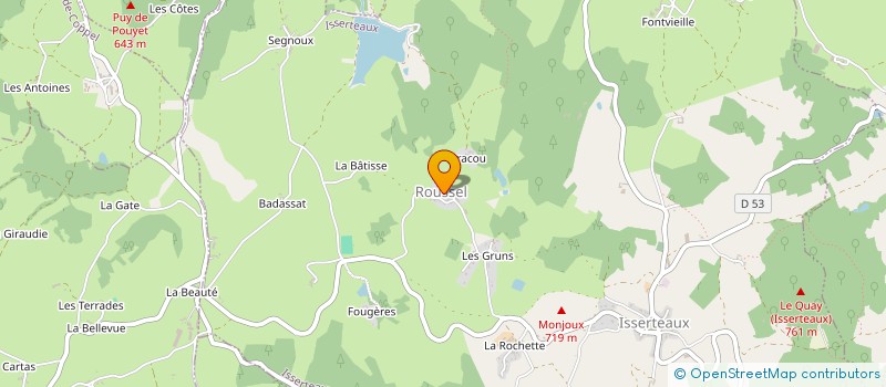 localisation de l'entreprise MADAME PAULE FORCHANTRE à ISSERTEAUX