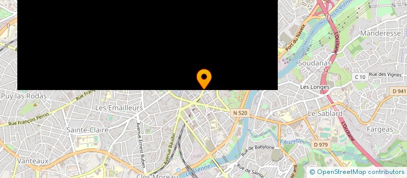 localisation de l'entreprise MADAME PAULE GALTIE à LIMOGES