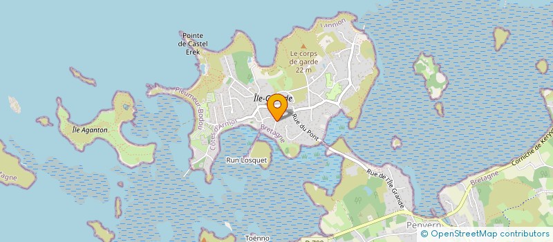 localisation de l'entreprise MADAME PAULE GENIN  PLEUMEUR-BODOU