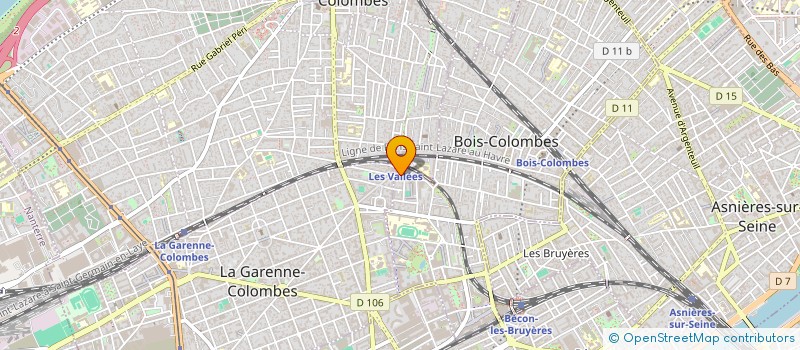 localisation de l'entreprise MADAME PAULE GODEAU à BOIS-COLOMBES