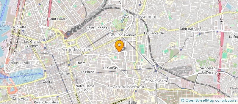 localisation de l'entreprise MADAME PAULE GRAVA à MARSEILLE