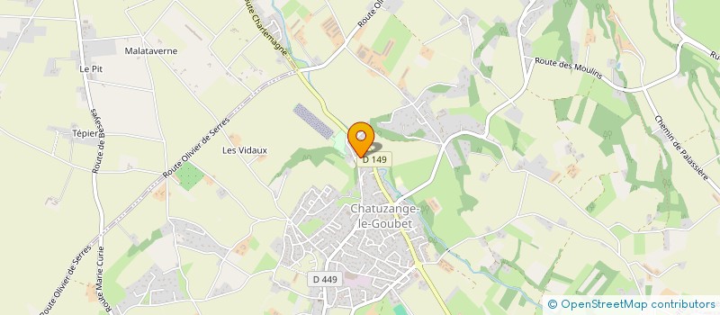 localisation de l'entreprise MADAME PAULE HORTEZ  CHATUZANGE-LE-GOUBET