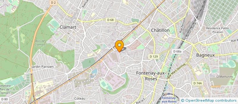 localisation de l'entreprise MADAME PAULE HULDA MANG à FONTENAY-AUX-ROSES