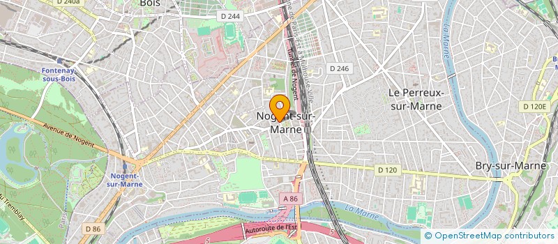 localisation de l'entreprise MADAME PAULE JACQUET à NOGENT-SUR-MARNE