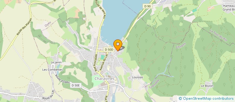 localisation de l'entreprise MADAME PAULE JOURNEL  CHARAVINES