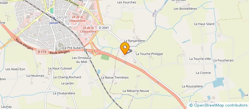 localisation de l'entreprise MADAME PAULE JOUZEL  PIRE-CHANCE