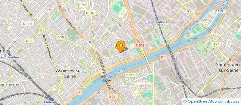 localisation de l'entreprise MADAME PAULE KOUADIO à ASNIERES-SUR-SEINE