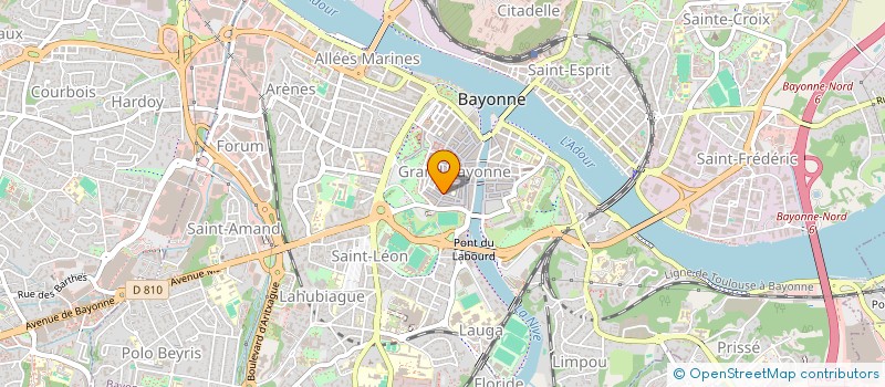 localisation de l'entreprise MADAME PAULE LABISTE à BAYONNE