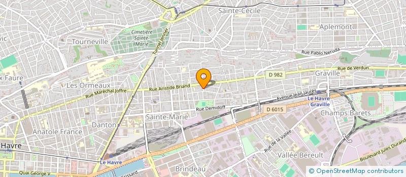 localisation de l'entreprise MADAME PAULE LAFAYE  LE HAVRE