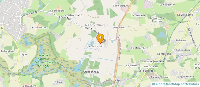 localisation de l'entreprise MADAME PAULE LE COQ  SUCE-SUR-ERDRE